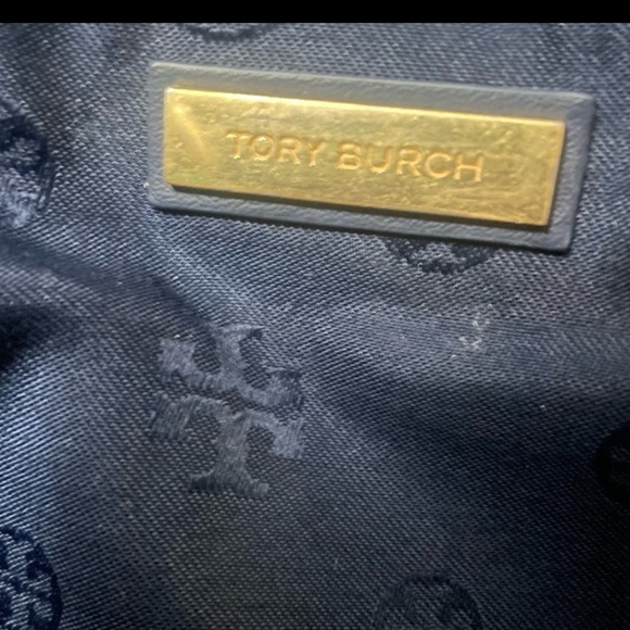 Tory Burch Navy Blue Tote Bag - Picture 8 of 9